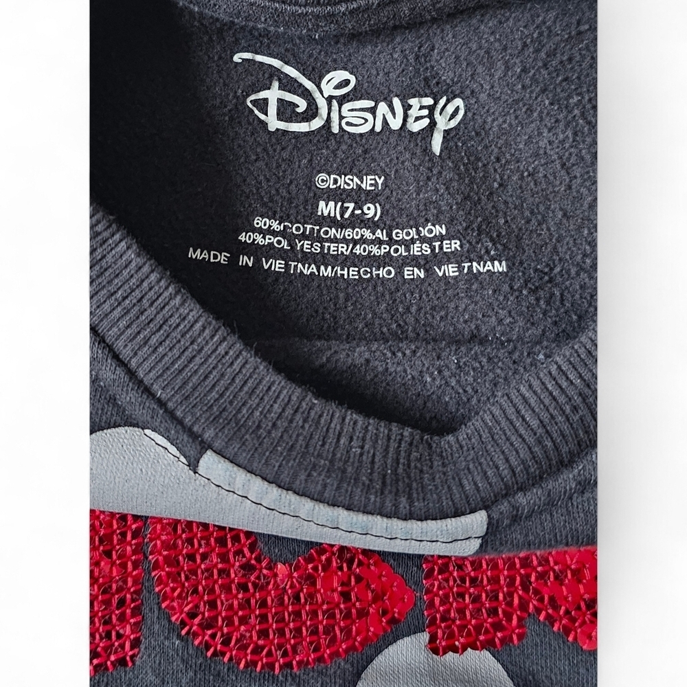 Disney Mickey Mouse Polka Dot Sweatshirt Size M (7–9) - Picture 5 of 7